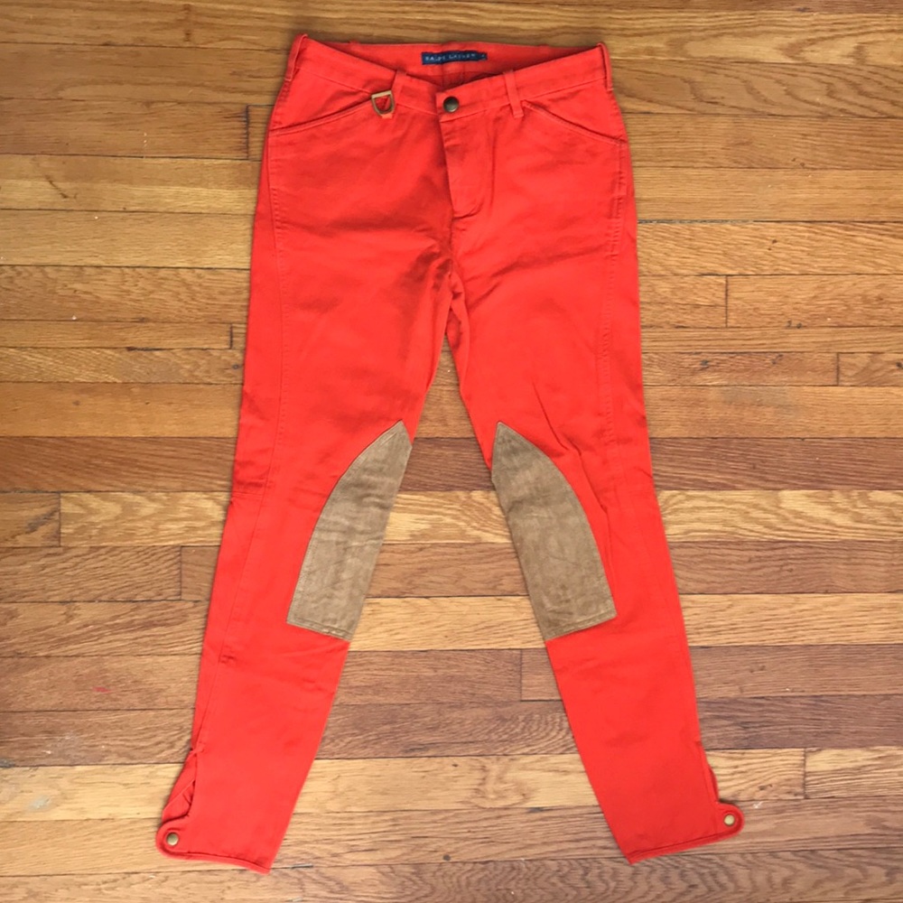 Ralph Lauren Orange Riding Pants Size 4